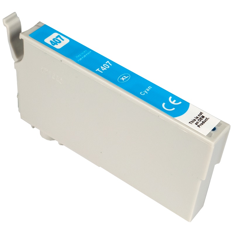 407XLC Epson C13T07U240 InkJet συμβατό Κυανό (26ml) από Premiumtoner για Epson WorkForce Pro WF-4745DTWF